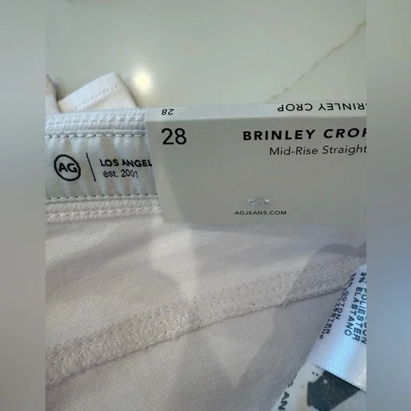 Ag Brinley crop Anthropologie jeans . NWT 28 - Picture 7 of 9